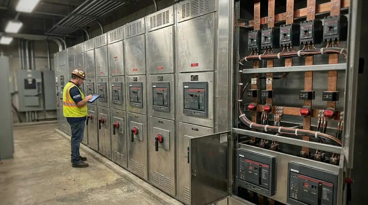 Safe power distribution panel supporting reliable commercial electrical operations