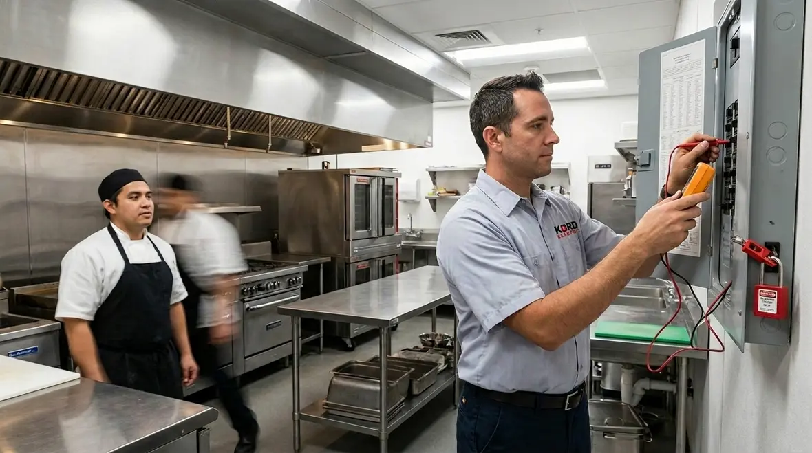 electrical safety for commercial kitchens