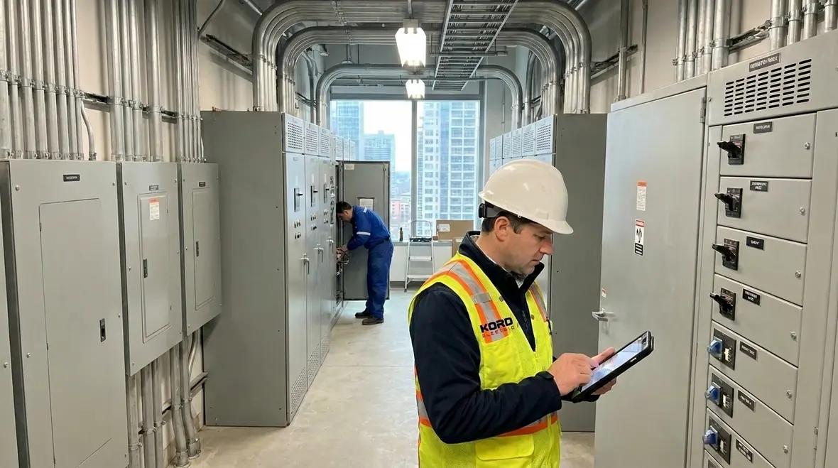 electrician services for electrical systems in tall buildings
