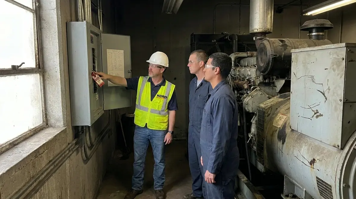 Emergency electrical disaster recovery planning in a commercial electrical room