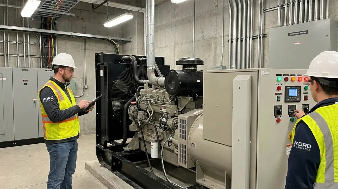 emergency power backup system testing