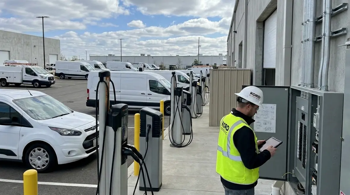 ev charging infrastructure for fleet management