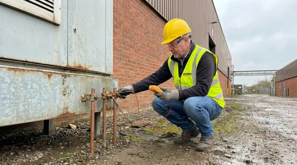 Commercial electrical equipment where grounding and bonding errors can occur during upgrades