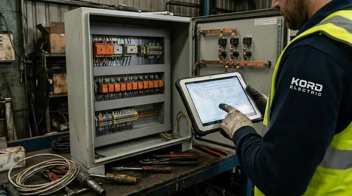 Industrial control panel wiring and automation support services