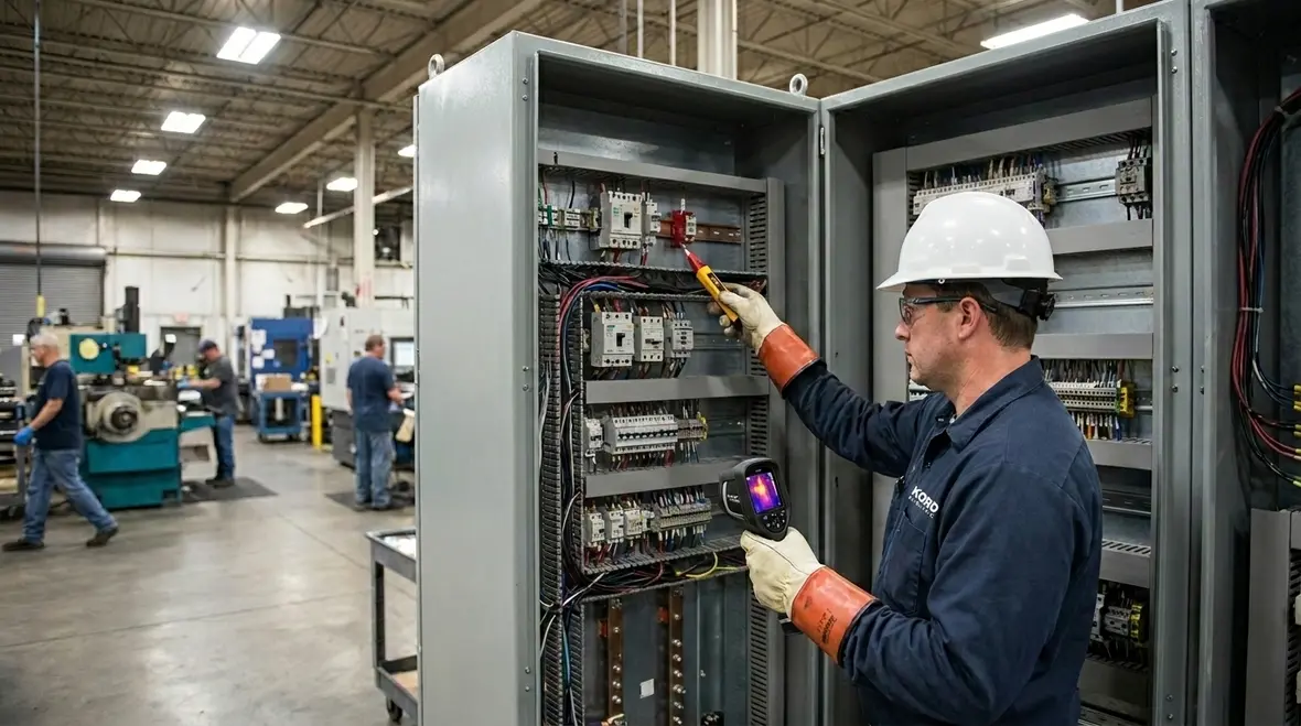 industrial electrical panel maintenance