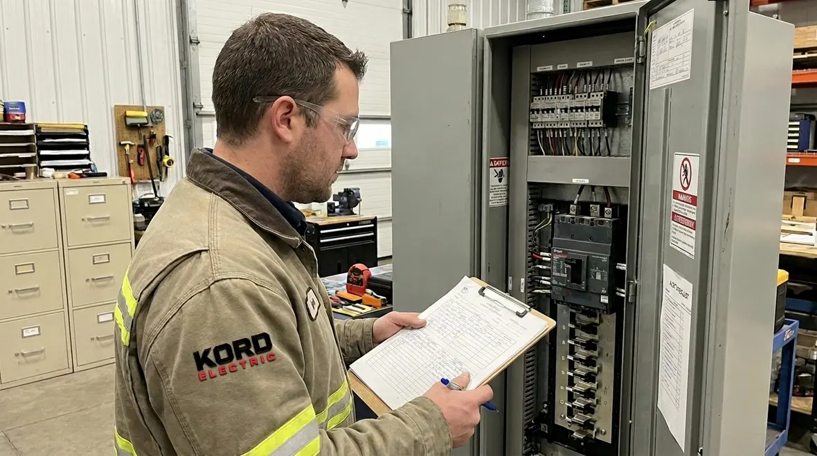 Compliance documentation review after an industrial electrical safety audit