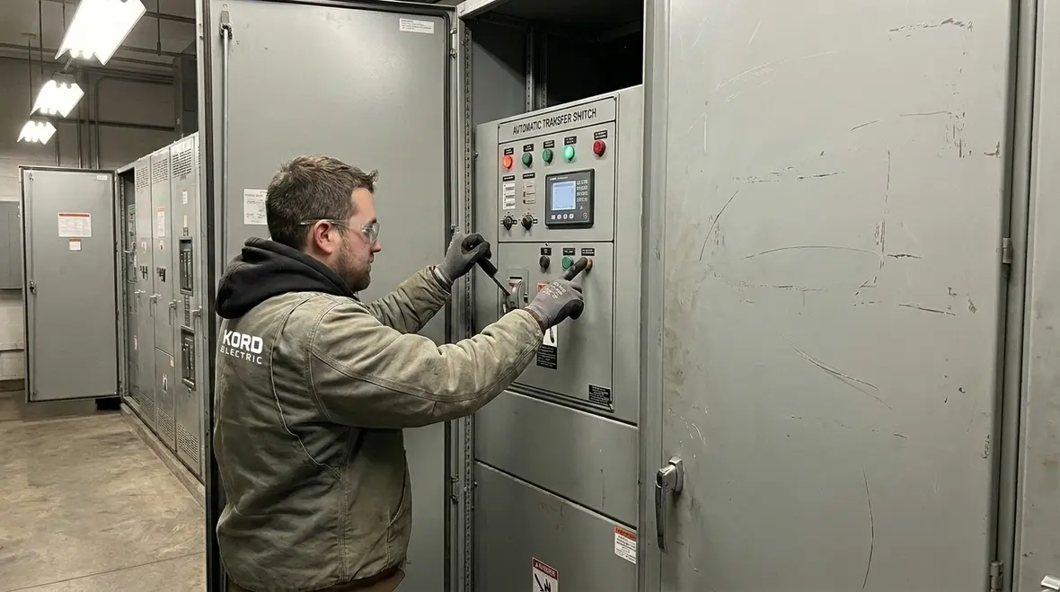 Industrial electrical system redundancy switchgear layout