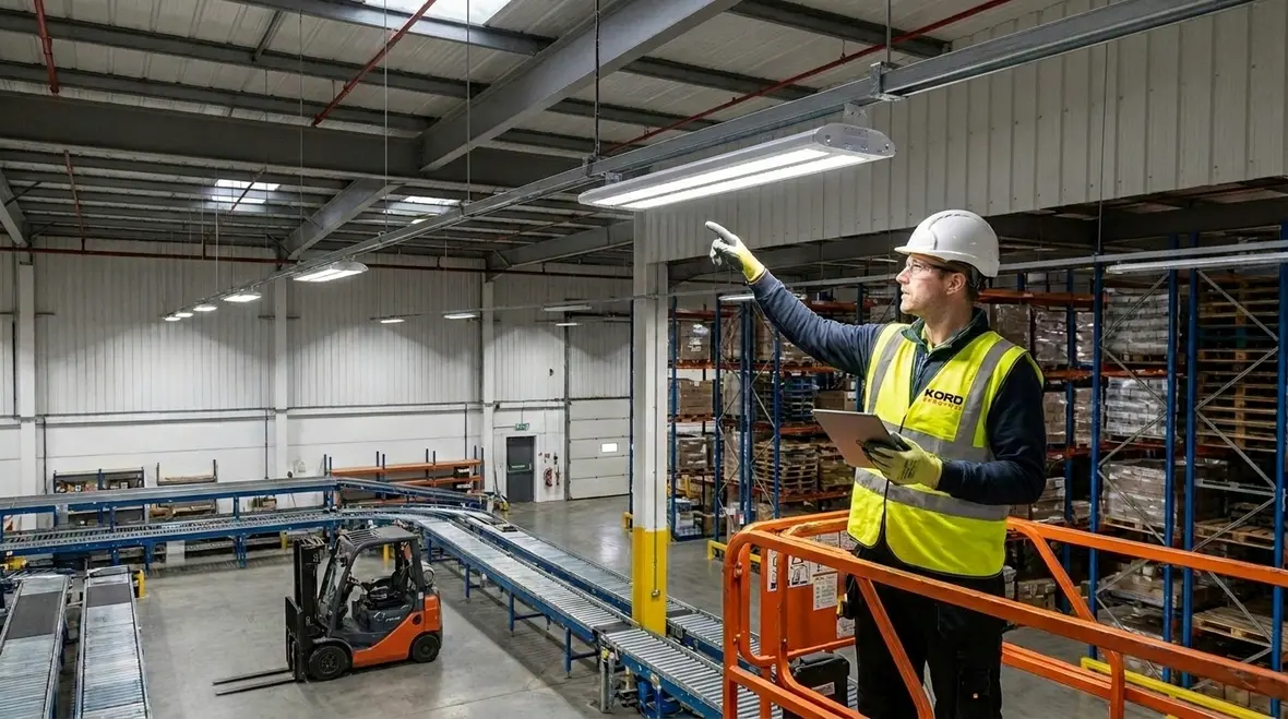 industrial facility lighting efficiency