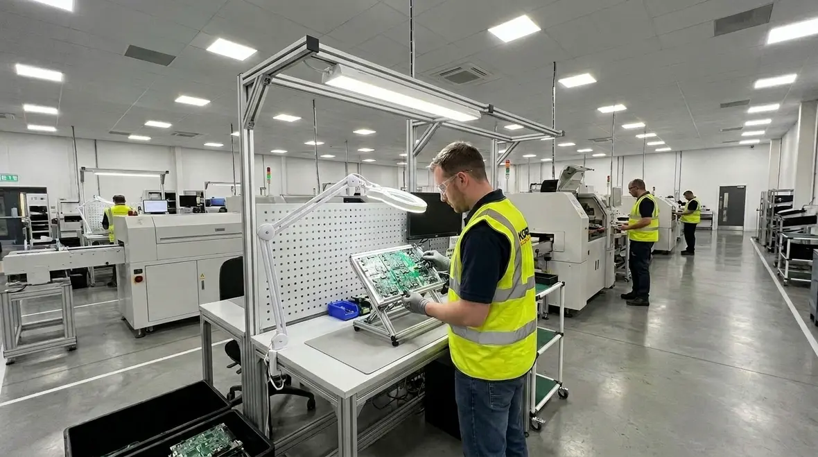industrial lighting layout optimization for production efficiency