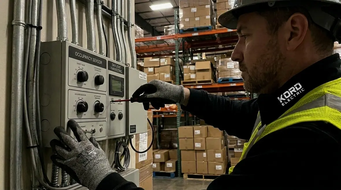 Industrial LED lighting with smart controls delivering consistent energy savings