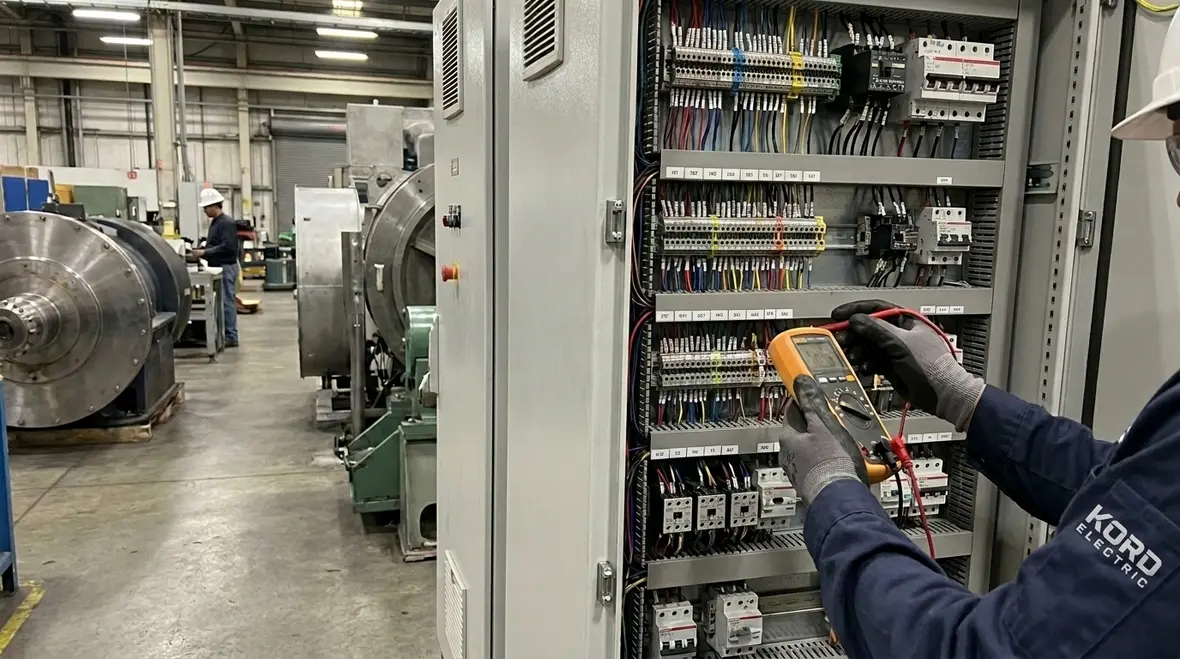 industrial machinery wiring repair