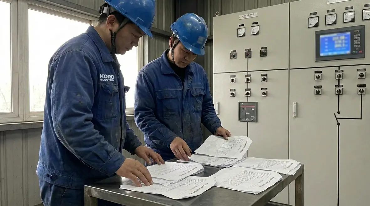 Maintenance team aligning industrial power quality analysis with preventive maintenance tasks