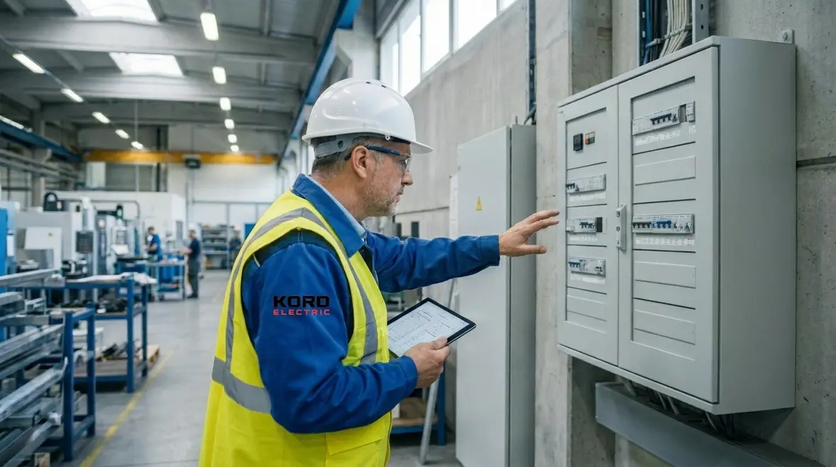 Electrical distribution panel inspection as part of a preventative maintenance program
