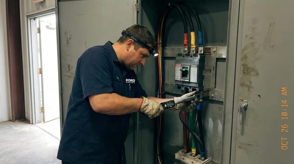 Infrared thermal scan detecting electrical hot spots in a panel