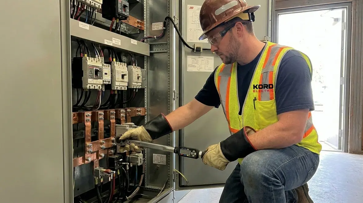 Efficient electrical switchgear after preventative maintenance