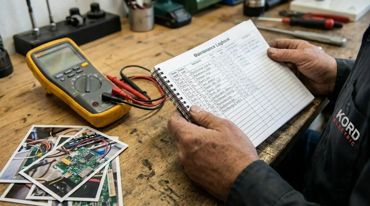 Documented test results from preventive maintenance for industrial electrical systems
