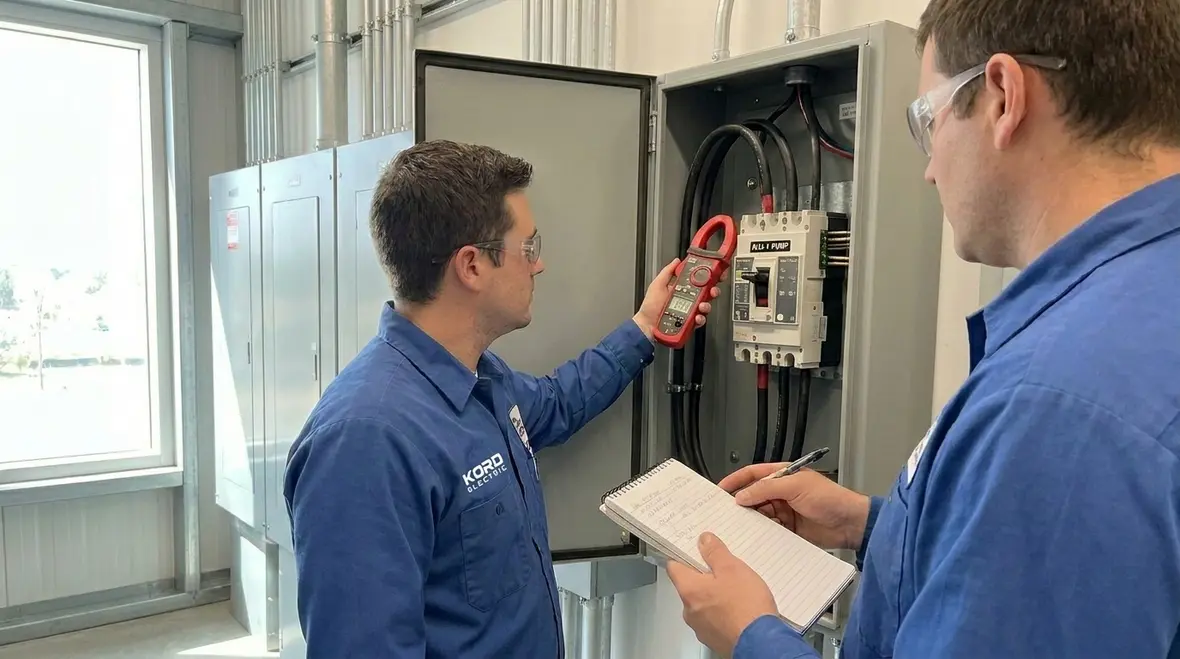 Load-based commercial electrical fault detection planning