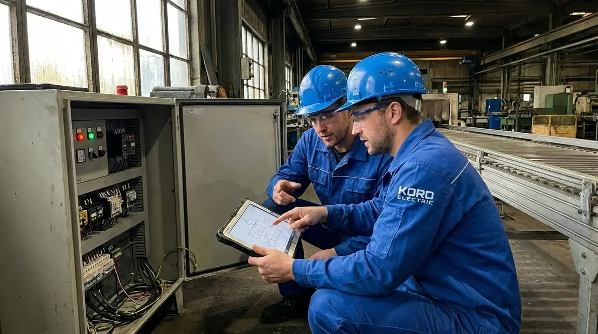 Electrical testing and commissioning for modern machinery