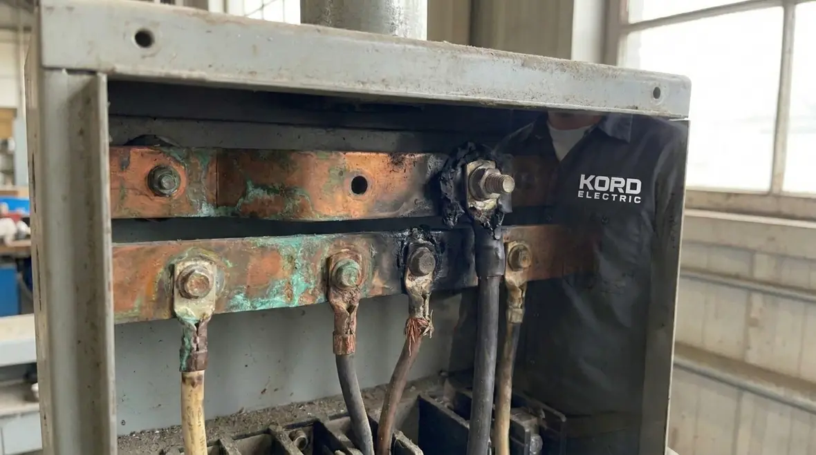 Inspection of commercial panels, switchgear, and grounding systems