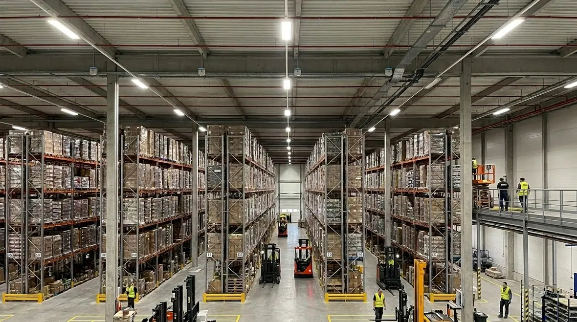 warehouse lighting automation efficiency