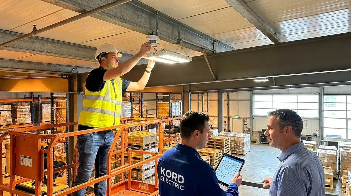 warehouse lighting controls upgrade