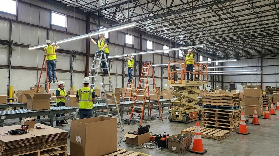 Warehouse retrofit planning to keep operations running