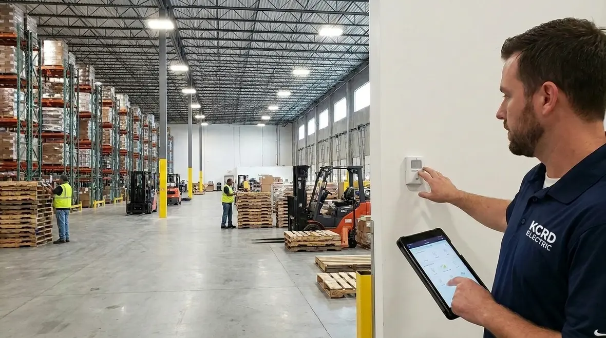 warehouse lighting energy optimization