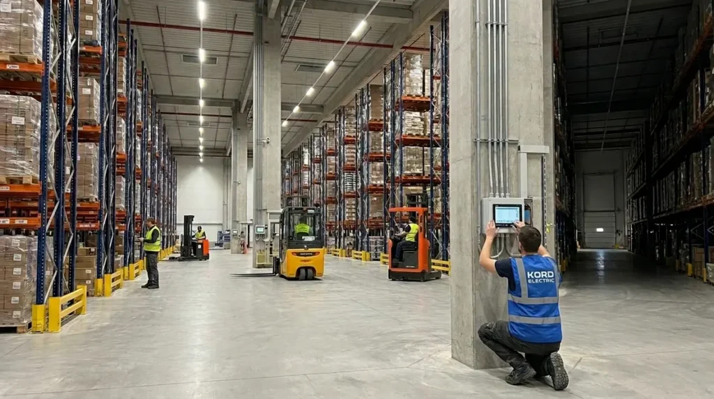 Warehouse Smart Lighting Controls Installation