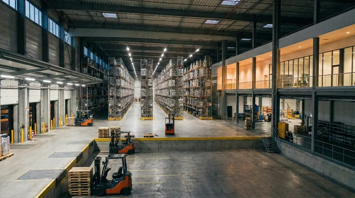 Warehouse smart lighting zones designed around real traffic patterns
