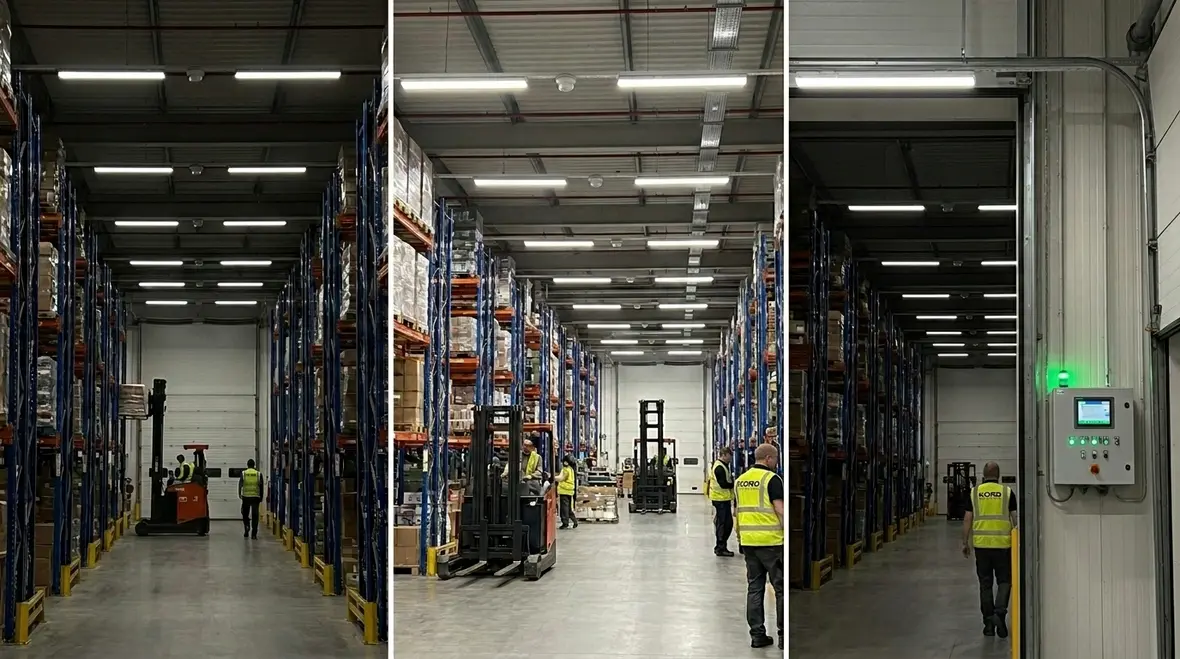 warehouse smart lighting safety standards