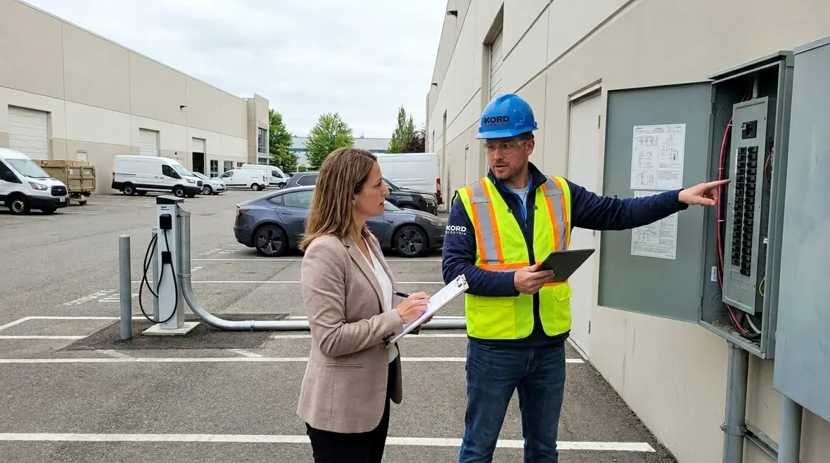 Commercial EV charging site assessment