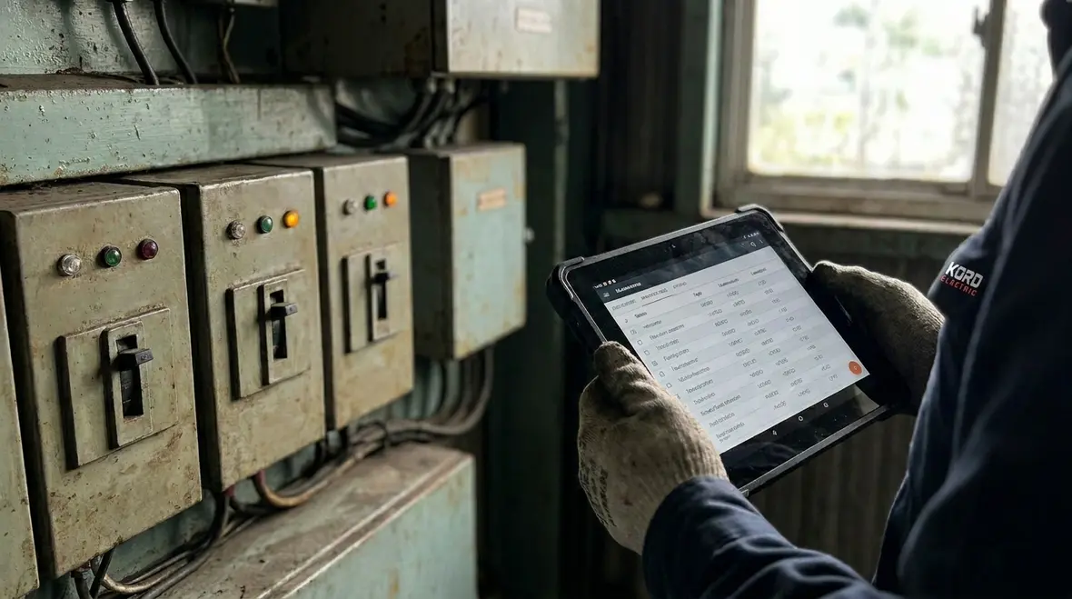 Documenting preventive electrical system maintenance findings for long term savings