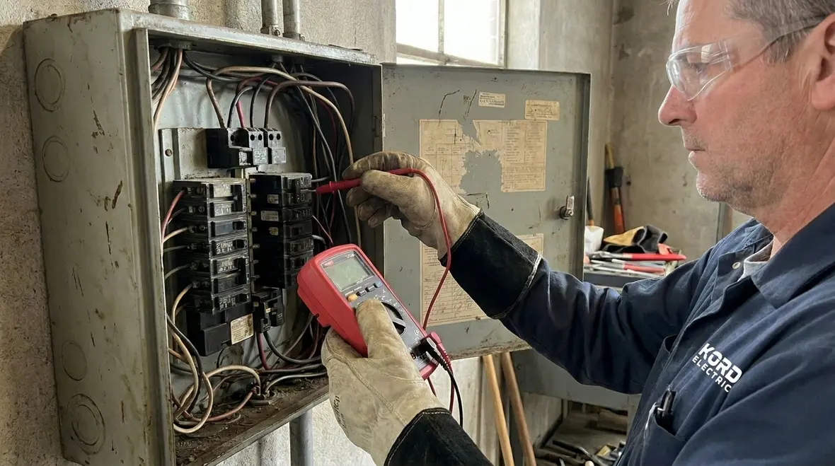 Inspection of commercial electrical panels and enclosures before outages