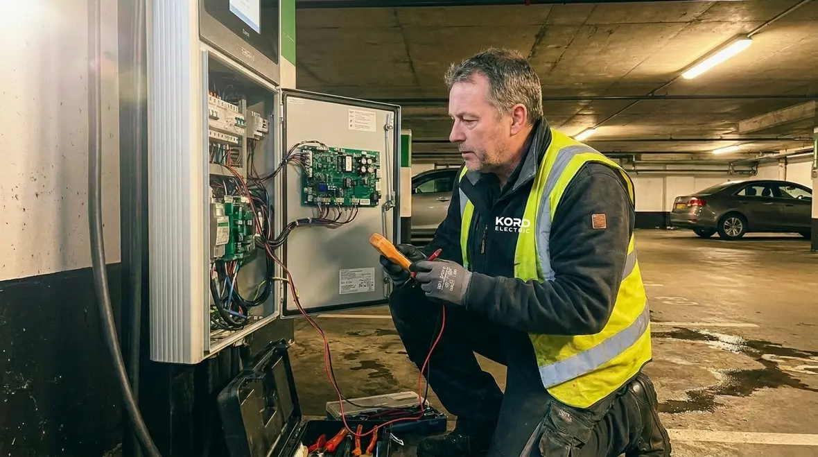 EV charging systems included in preventive electrical maintenance planning