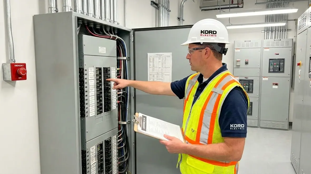 Commercial electrical emergency response plan
