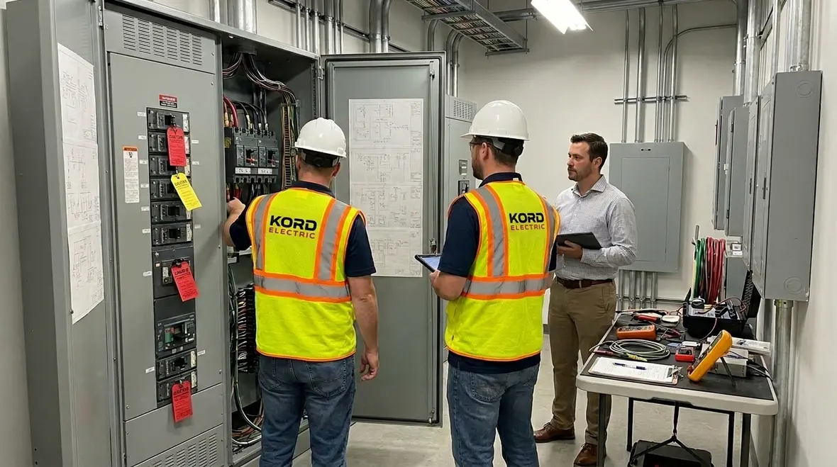Commercial electrical emergency response plan
