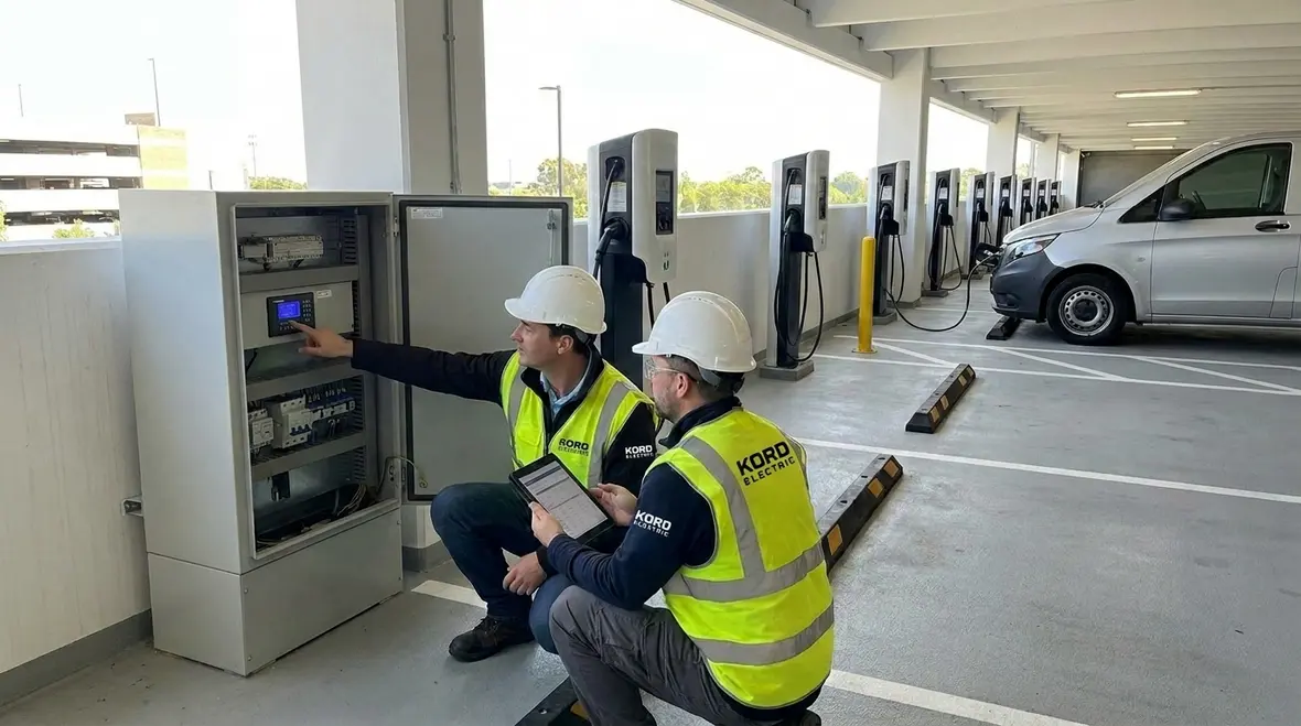 EV charger load management