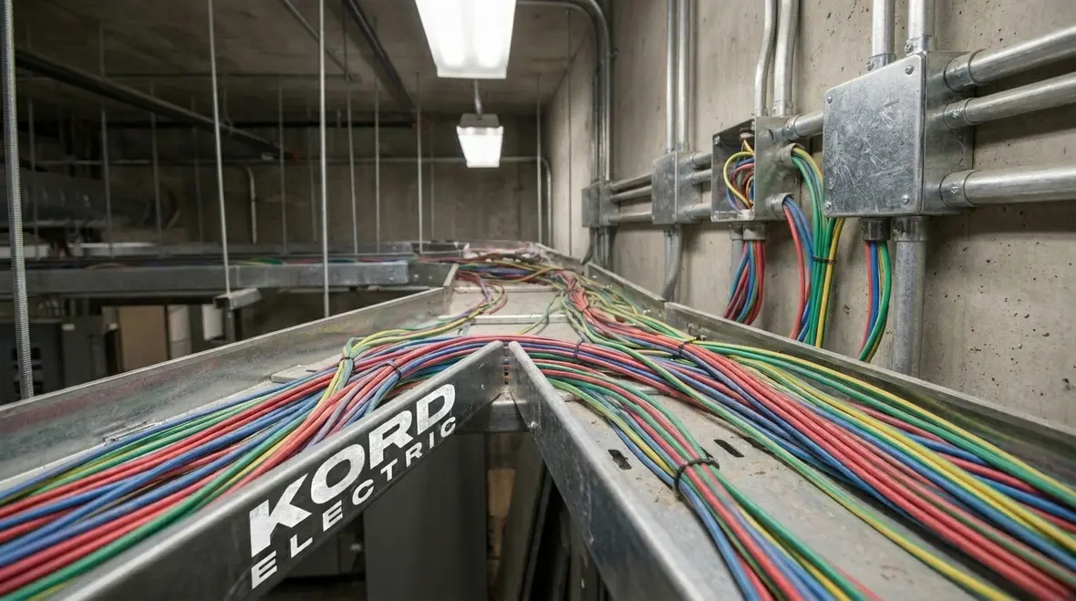 Future ready cabling pathways planned for commercial EV charging