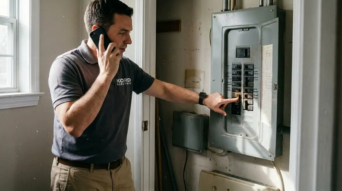 Commercial tenant maintaining clear access to electrical panels