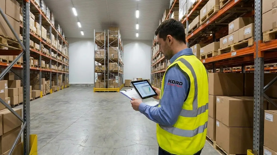Warehouse lighting ROI evaluation and LED retrofit planning