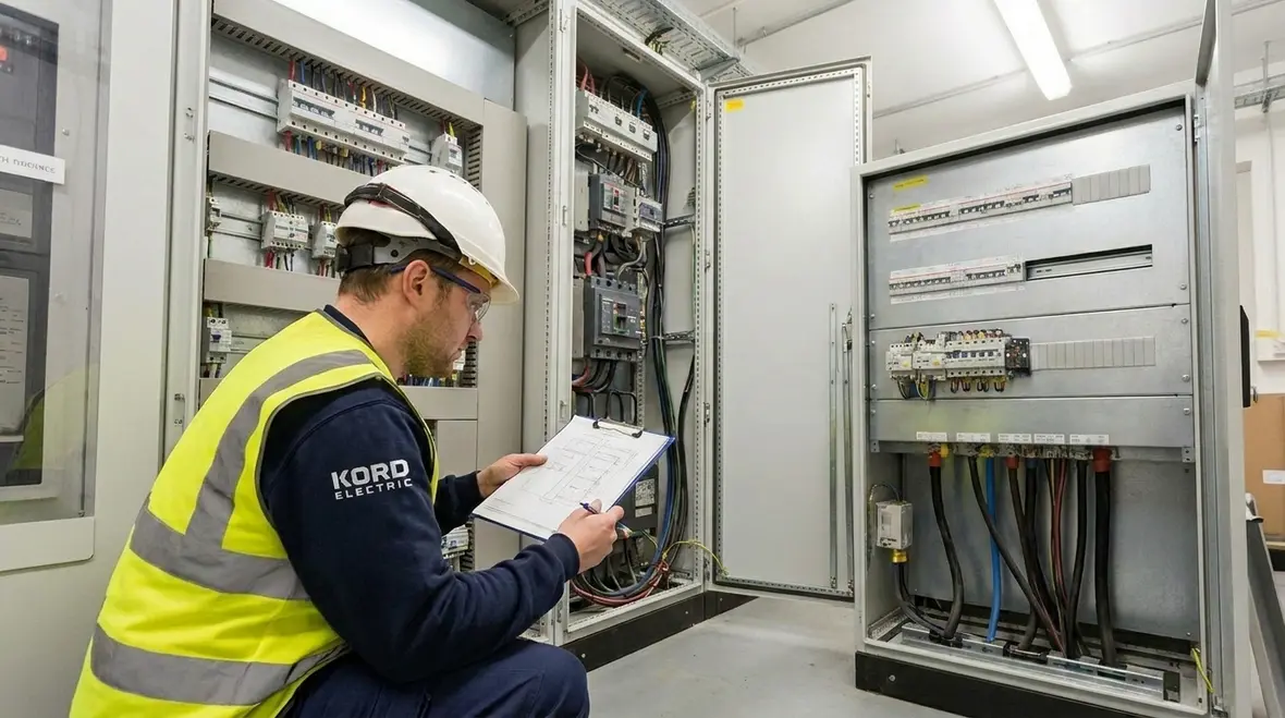 Commercial UPS system protecting critical loads during transfer