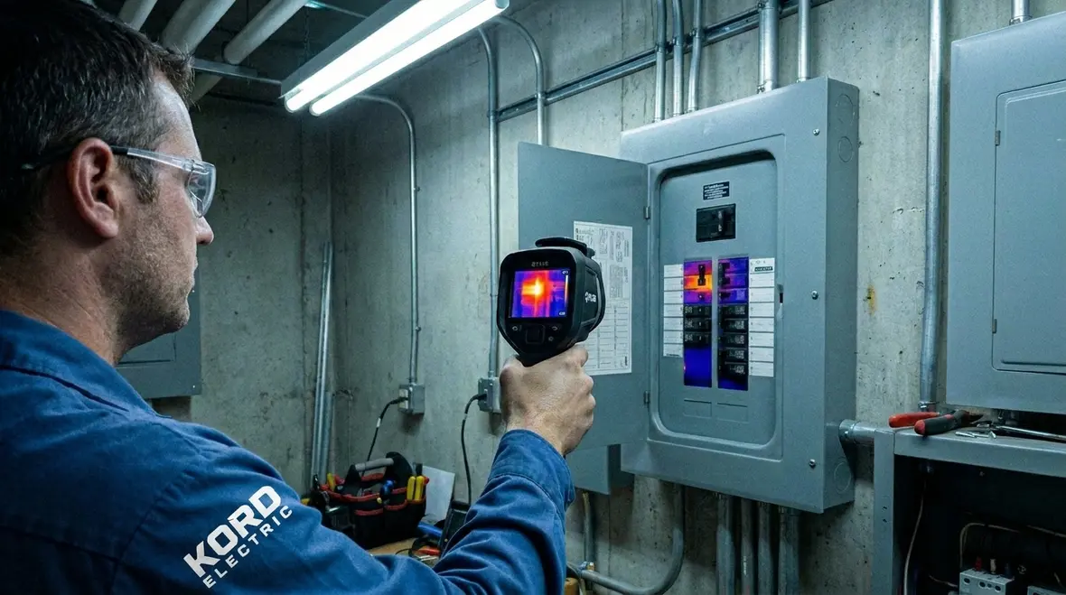 Commercial electrical subpanel capacity evaluation in a large facility