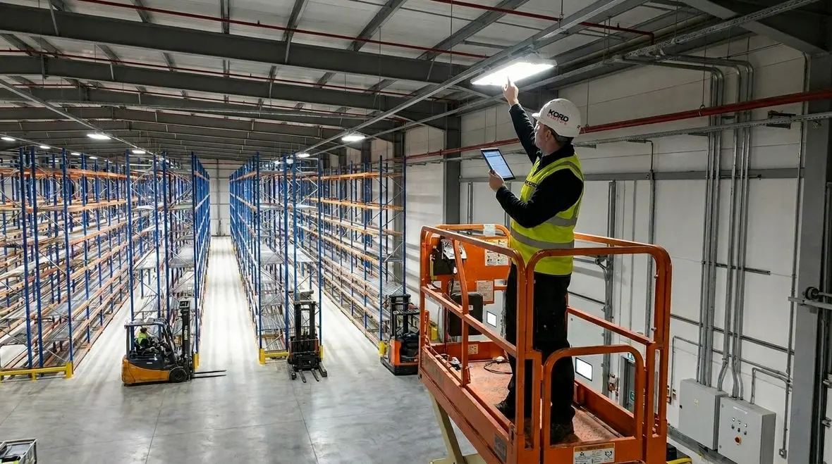 Industrial lighting efficiency strategies