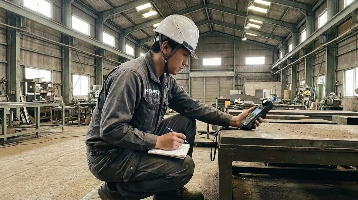 Baseline energy and downtime data collection for industrial LED retrofit ROI