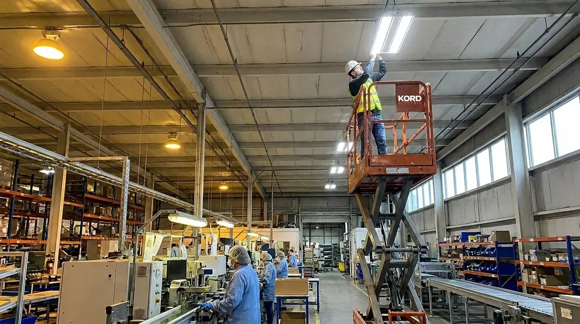 Industrial lighting retrofit cost benefits