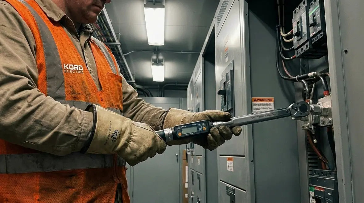 Electrical switchgear inspection as part of a preventative maintenance plan