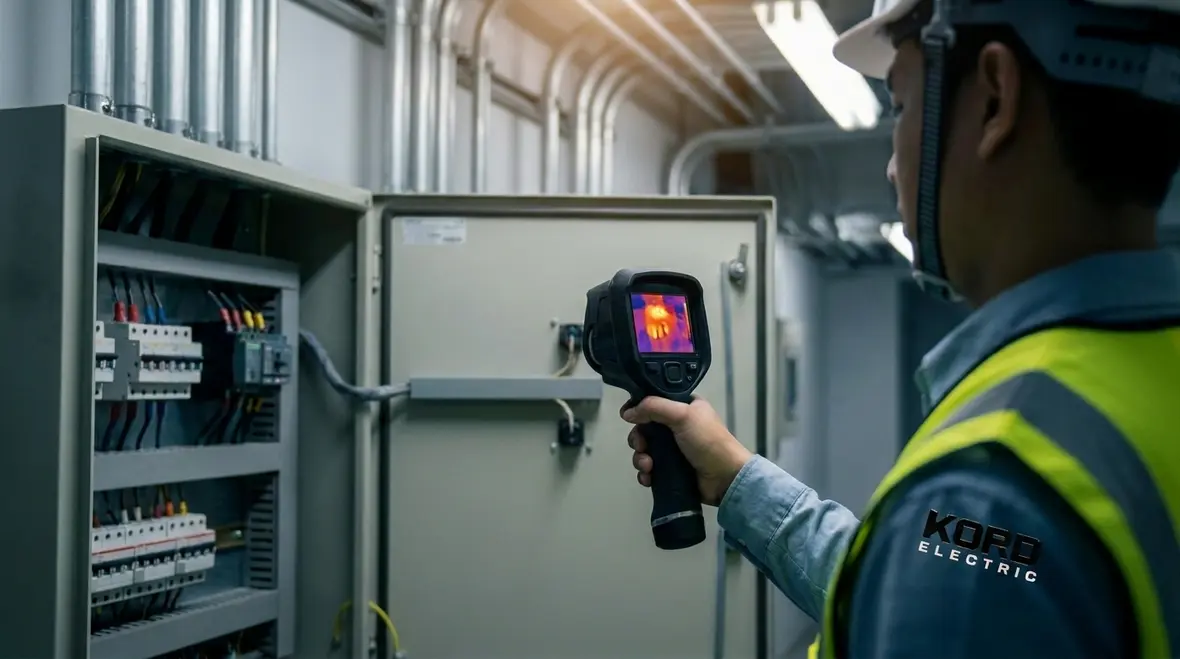 Electrical load balancing during commercial renovation in a large facility