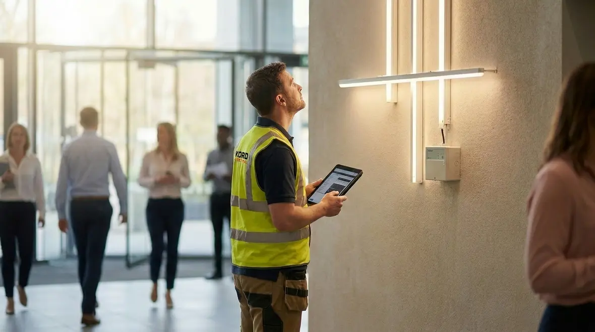 Smart lighting system ROI overview in a commercial building