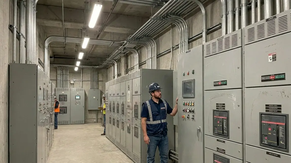 Inspecting hidden electrical risks in a commercial building