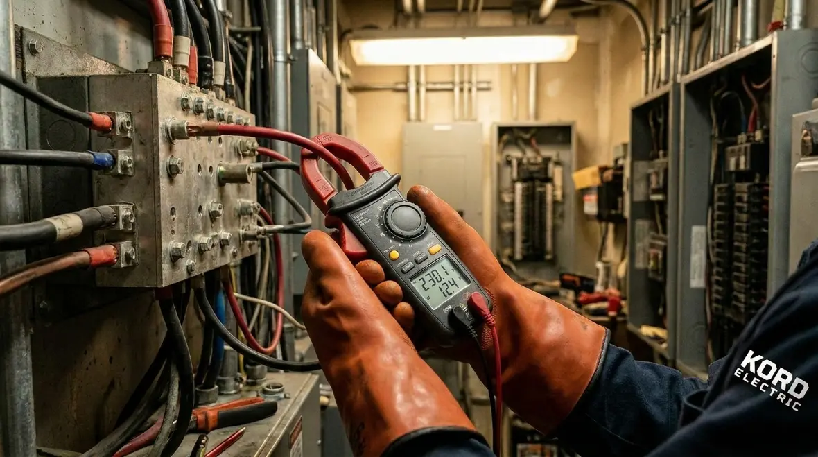 Advanced electrical testing tools monitoring commercial power quality